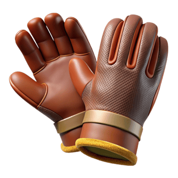 vibrant rustic Construction Gloves Leather Brown Transparent genuine png