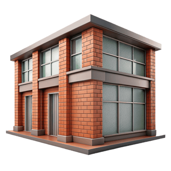 serene contemporary Contemporary Building Facade Brick Texture Transparent professional png