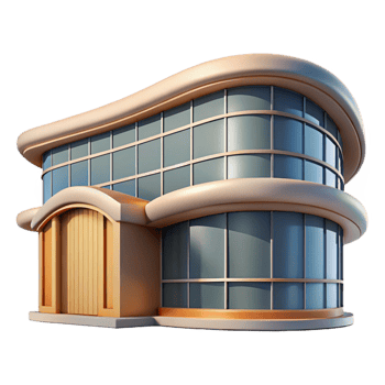 extraordinary contemporary Contemporary Building Facade Curved Design Transparent png