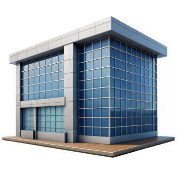 stunning classic Contemporary Building Facade Grid Pattern Transparent original png