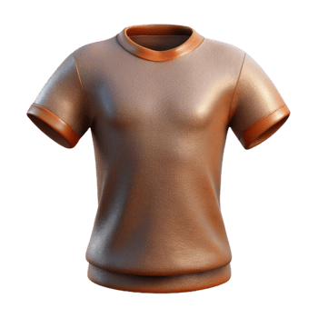 beautiful rustic Cotton T Shirt Hemline Detail Isolated high quality png