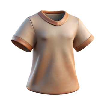 impressive abstract Cotton T Shirt Hemline Detail Isolated png