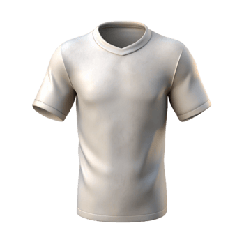 beautiful creative Cotton T Shirt Plain White Transparent Background genuine png