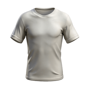 impressive rustic Cotton T Shirt Plain White Transparent Background premium png