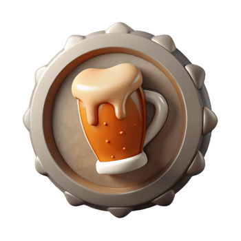 stunning traditional Craft Beer Logo with Custom Design Isolated high resolution png