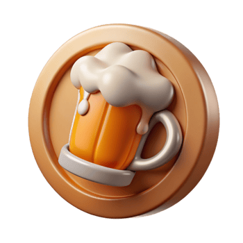 stunning modern Craft Beer Logo with Custom Design Isolated authentic png