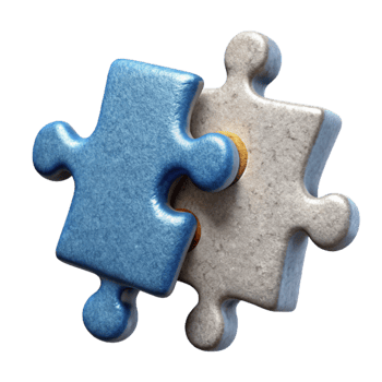 beautiful artistic Creative Problem Solving Puzzle Pieces Isolated genuine png