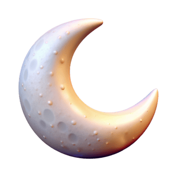 extraordinary contemporary Crescent Moon Soft Glow Cutout authentic png