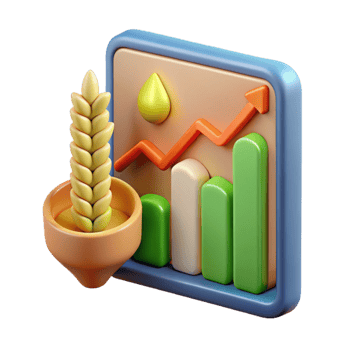 impressive classic Crop Yield Optimization Chart Cutout detailed png