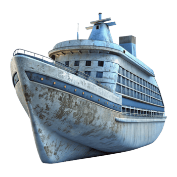 extraordinary traditional Cruise Ship Side View Isolated genuine png