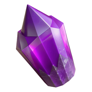 magnificent vintage Crystal Point Amethyst Purple Facets Cutout high resolution png