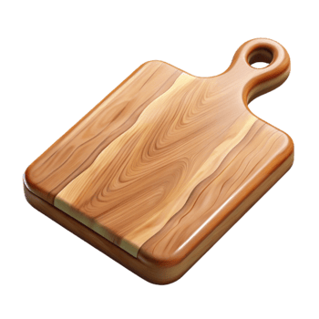 dramatic contemporary Cutting Board Wooden Rectangular Cutout Element high resolution png