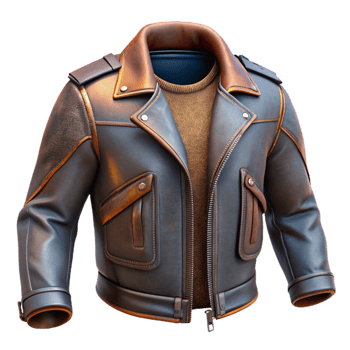 Cyberpunk Jacket Leather Texture Isolated Element png