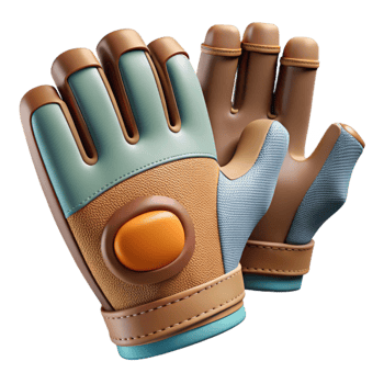elegant vintage Cycling Gloves Velcro Closure Cutout exclusive png