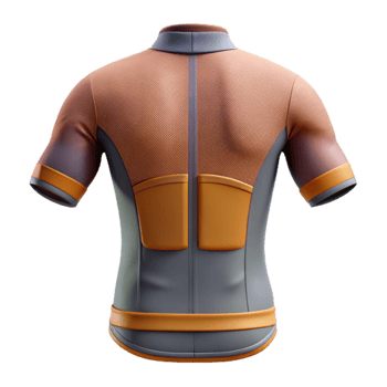 dramatic minimalist Cycling Jersey Back Pockets Detail Cutout original png