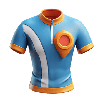 extraordinary modern Cycling Jersey Logo Placement Mockup Cutout premium png