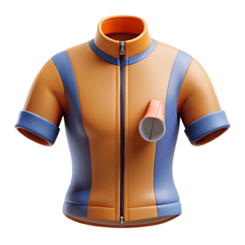 stunning minimalist Cycling Jersey Pocket Zipper Detail Cutout professional png