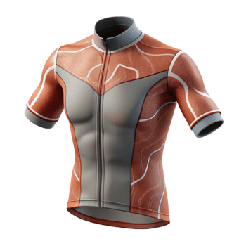 elegant minimalist Cycling Jersey Reflective Piping Detail Cutout authentic png