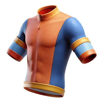 serene vintage Cycling Jersey Sleeve Cuff Detail Cutout original png
