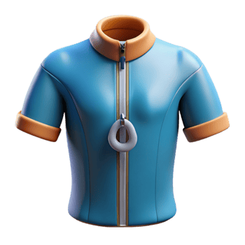 wonderful contemporary Cycling Jersey Zipper Pull Detail Cutout png