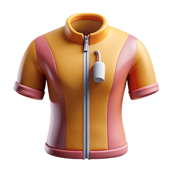 impressive rustic Cycling Jersey Zipper Pull Detail Cutout high resolution png