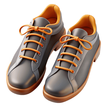 magnificent minimalist Cycling Shoes with Laces Top View Isolated professional png
