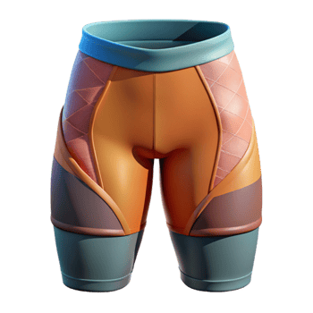 stunning contemporary Cycling Shorts Padded Detail Transparent Background professional png