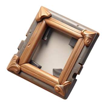 extraordinary vintage Damaged Painting Frame Repair Woodworking Isolated high resolution png