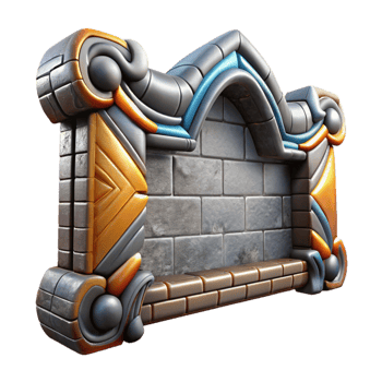 serene creative Detailed Graffiti Border Isolated Element professional png