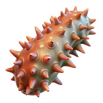 serene creative Detailed Sea Cucumber Isolated png
