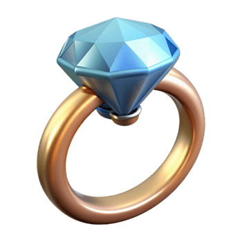 extraordinary classic Diamond Ring with Sparkling Gemstone Cutout exclusive png
