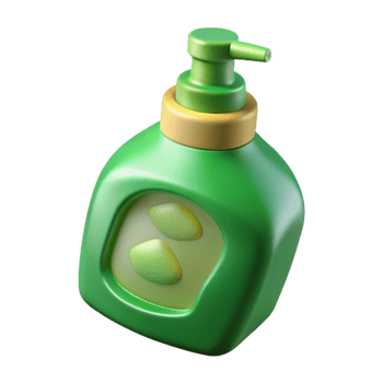 beautiful abstract Dish Soap Bottle Green Plastic Cutout professional png