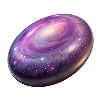 stunning rustic Distant Galaxy with Supernova Cutout on Transparent Background premium png