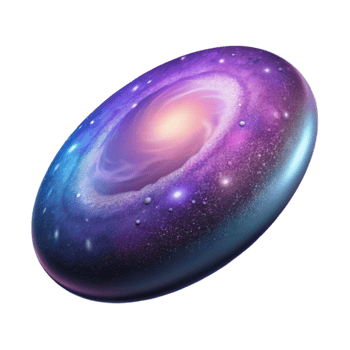 stunning traditional Distant Galaxy with Supernova Cutout on Transparent Background authentic png