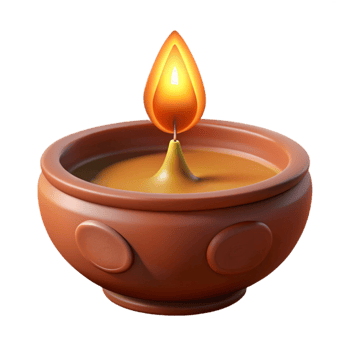 magnificent rustic Diwali Diya Clay Lamp Warm Glow Transparent Background genuine png