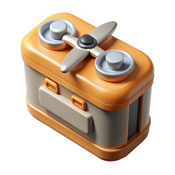 impressive vintage Drone Battery Pack Close Up Cutout genuine png