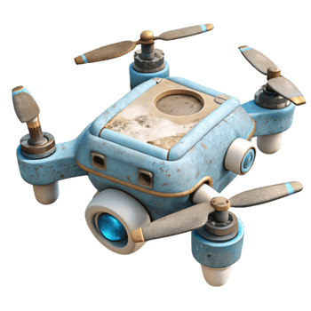 vibrant abstract Drone Camera Aerial View Cutout high resolution png