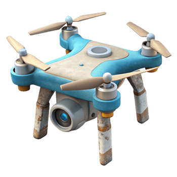 serene vintage Drone Capturing Aerial Photography Cutout premium png