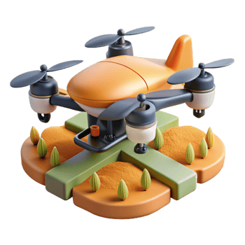 stunning classic Drone Capturing Crop s Aerial View Isolated png