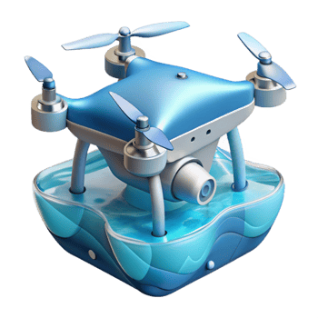 extraordinary classic Drone Capturing Data Over Water Transparent png