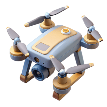 vibrant abstract Drone Capturing Top Angle Isolated detailed png