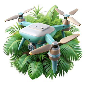 wonderful vintage Drone in Flight Over Green Fields Cutout high resolution png