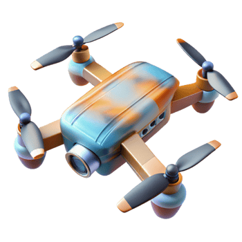 serene abstract Drone in Motion Blur Transparent Background high resolution png