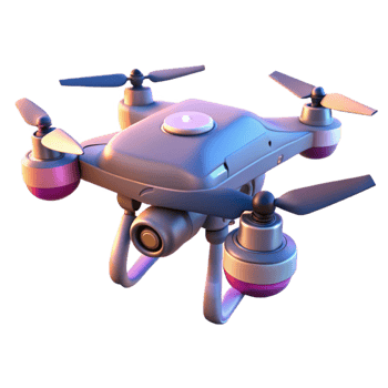 stunning artistic Drone in Twilight Sky Isolated professional png
