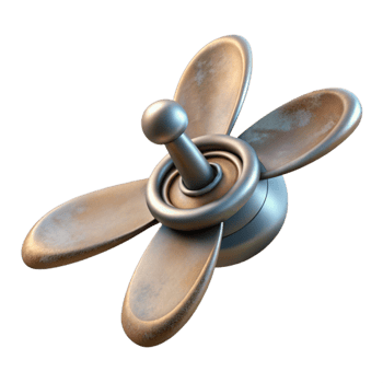 stunning abstract Drone Propeller Spinning Isolated premium png