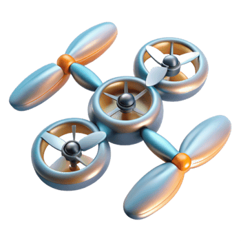 elegant vintage Drone Propellers Spinning Transparent high quality png
