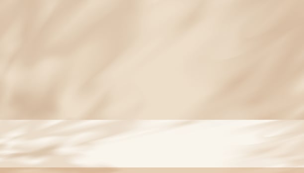 Light and shadow leaf on white background.Autumn Natural abstract shadow, sunlight refraction on wall. mockup brown sunbeams, foliage texture effect overlay for graphic design layout vector