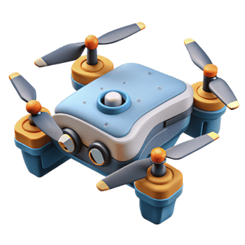 dramatic creative Drone with Integrated Flight Controller Cutout authentic png