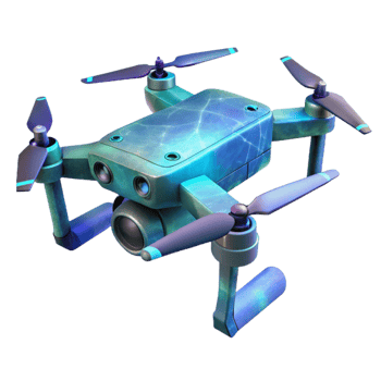 stunning traditional Drone with Night Vision Capabilities Isolated png