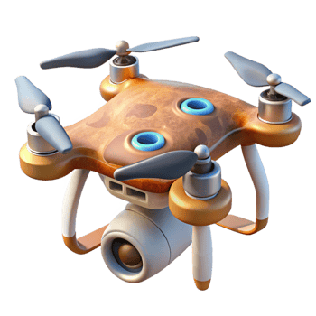 dramatic traditional Drone with Weather Resistance Isolated png